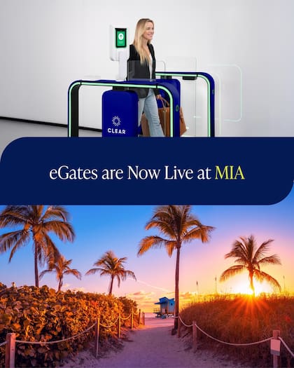 La compañía Clear dio a conocer que las eGates ya están en el Aeropuerto Internacional de Miami