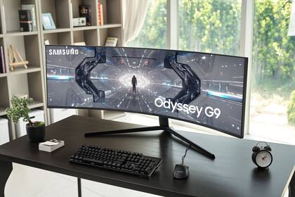 La compañía también presentó Odyssey, sus monitores para el público gamer