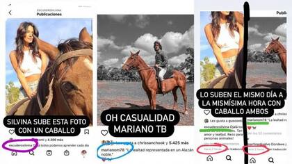 La comparación de los feeds de Escudero y Martínez que hizo Vicky Braier