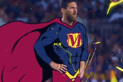 La comparación de Messi con Superman que armó Barcelona