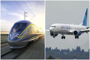 Tren bala vs. avión en California: cuál sería más rápido entre Los Ángeles y San Francisco
