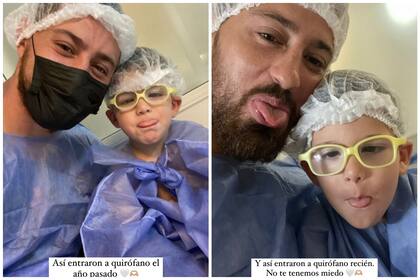 La comparativa que realizó Belu Lucius sobre el día en que se operó su hijo Benjamín