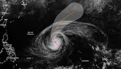 La comunidad científica resalta que Sinlaku es uno de los pocos tifones de categoría 5 registrados en abril