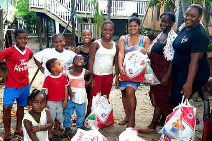 La comunidad de Crawfish Rock en la isla de Roatán en Honduras