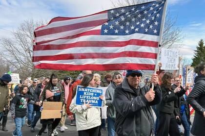 La comunidad protestó para que liberaran a la familia detenida en Nueva York