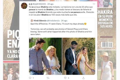 La comunidad virtual reacciona a las comparaciones entre Shakira y Piqué