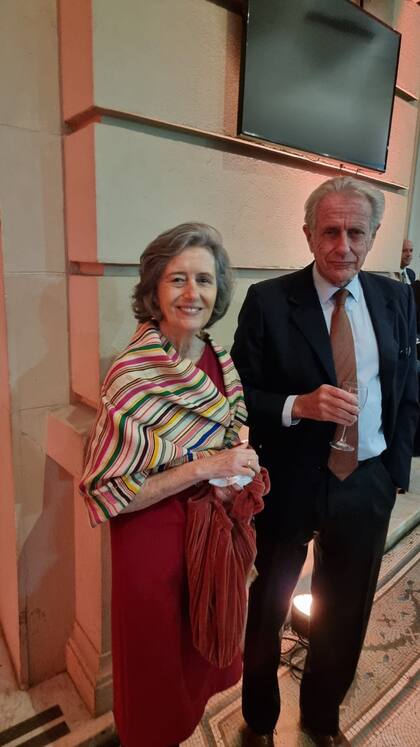 La condesa Gabriella Spalletti del Drago y el conde Stefano Di Campello Duggan