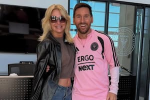 Yanina Latorre y Messi compartieron una charla y un entrenamiento en Miami