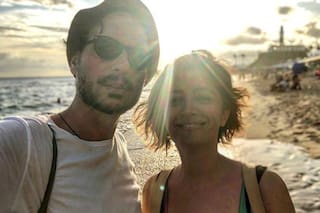 El mensaje de Carla Conte para su novio: "Estoy muy enamorada de vos"