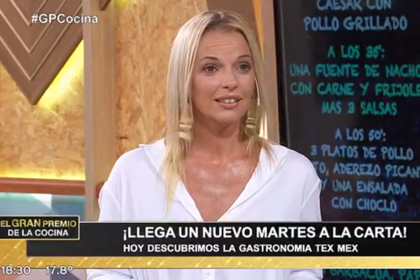 La conductora de El gran premio de la cocina se mostró sorprendida por las revelaciones
