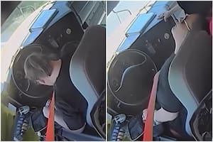 Perdió el conocimiento mientras conducía un autobús escolar y los estudiantes evitaron una tragedia