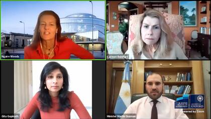 La conferencia virtual de Guzmán.