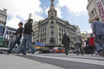 La confitería El Molino, en Rivadavia y Callao