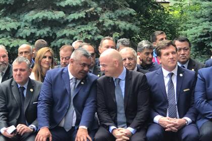 La Conmebol presentó "La Casa del Fútbol" en Moscú