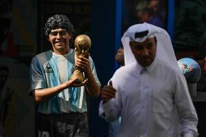 Con los campeones del mundo emocionados, Infantino pidió instaurar un “Día Maradona” en los Mundiales
