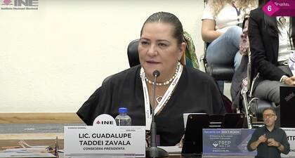 La Consejera Presidenta del Instituto Nacional Electoral (INE), Guadalupe Taddei Zavala, anunció un receso