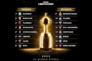 La constitución de los dos copones para el sorteo de los cruces de los octavos de final de la Copa Libertadores, con los equipos argentinos clasificados para los playoffs.