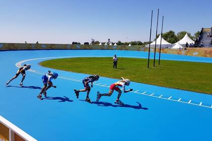 La pista de patinaje de velocidad fue utilizada durante los Juegos Olímpicos de la Juventud