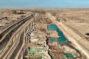 Un video revela como avanza la construcción de  The Line en Arabia Saudita
