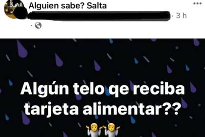 La consulta en la cuenta de Facebook salteña produjo todo tipo de respuestas en tono crítico y reprensivo