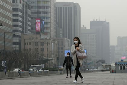 El estudio incluyó pacientes de Corea del Sur; en Seúl (foto) la contaminación ambiental es un problema