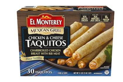 La contaminación que afectó a estos productos congelados se debe al pollo utilizado en los taquitos: podría contener trazas de listeria, una bacteria que puede ser mortal (Foto Costco)