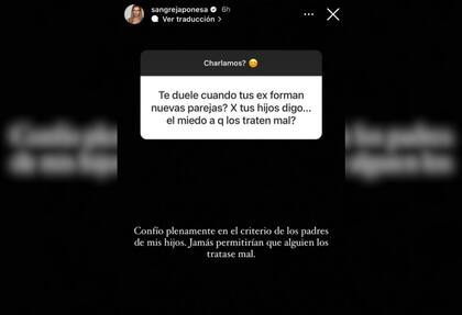 La contundente respuesta de Eugenia Suárez sobre una pregunta que le hicieron en Instagram