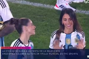 Un experto en lenguaje corporal analizó la charla entre Anto Roccuzzo y Tini Stoessel en el Monumental