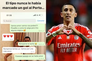 El premonitorio mensaje de WhatsApp que le escribió Di María a su mujer antes de la final con Benfica