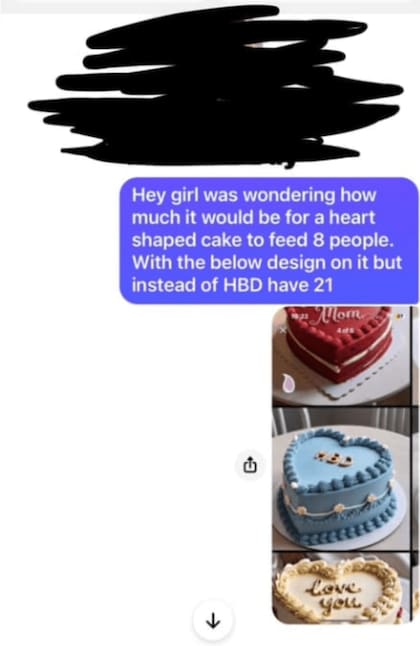 La conversación que tuvo Alice con la pastelera