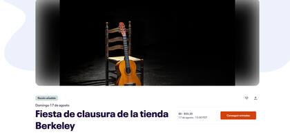 La convocatoria detalla que el evento iniciará a las 15 hs y termina a las 19 hs