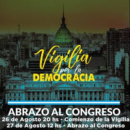 La marcha del 26A fue ampliada e incluirá una vigilia en torno al parlamento para protestar contra el proyecto de reforma judicial impulsado por el Gobierno