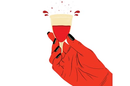 La copa menstrual.