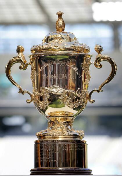 La Copa Webb Ellis, el trofeo destinado al campeón del mundo de rugby