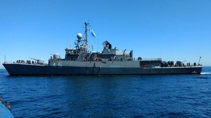 La corbeta ARA Robinson