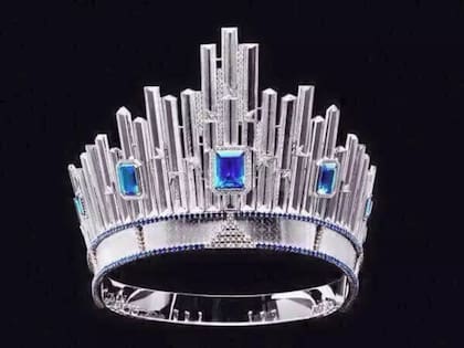 La corona DIC, inspirada en Nueva York, fue usada en el certamen de Miss Universo 2015 (Facebook/Miss Universe)