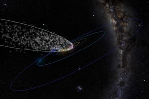 Astrónomos detectan lluvias de meteoros de cometas de periodo largo