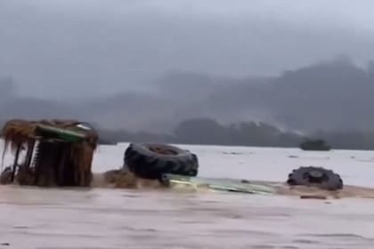 “Qué horror”: las lluvias generaron un drama en Brasil y una imagen se volvió viral