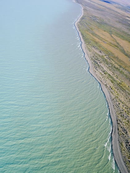 La costa del Lago Argentino