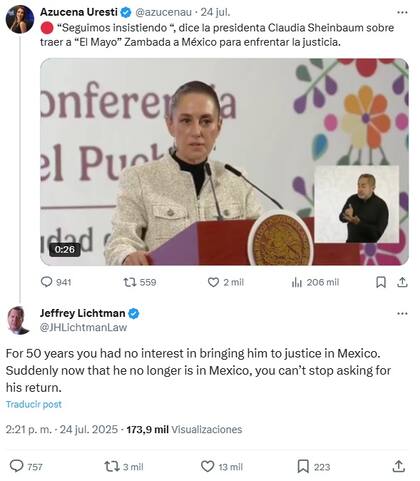 La crítica de Jeffrey Lichtman consiguió 13 mil likes en X (X/@JHLichtmanLaw)