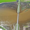 Un puente sobre la ruta nacional 205 es un “tapón” y piden una intervención urgente