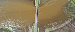Un puente sobre la ruta nacional 205 es un “tapón” y piden una intervención urgente