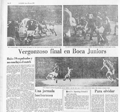 La crónica del diario LA NACION del 18 de marzo de 1971.