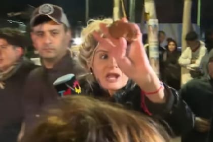 La cronista de TN también denunció que fue agredida con una piedra