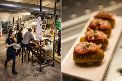 La croqueta-nigiri se lleva todos los aplausos.