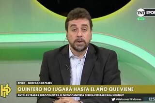 "Insólito": la cruda opinión sobre la salida de Juanfer Quintero de River