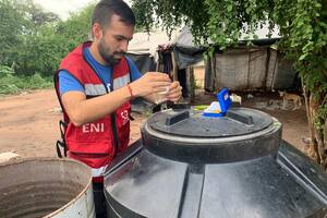 Cruz Roja se suma a la ayuda en Salta para llevar agua segura