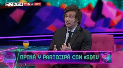 La cuarta temporada del programa se estrenó con la participación de Javier Milei