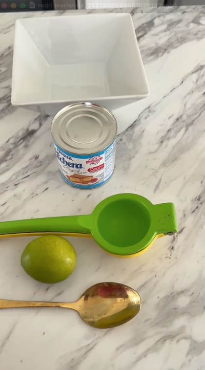 La cubana compartió una receta de dulce de leche que se hace con medio limón y leche condensada