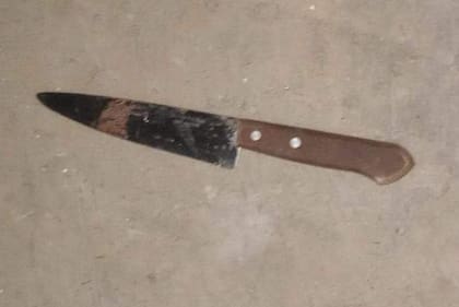 La cuchilla secuestrada por la policía bonaerense